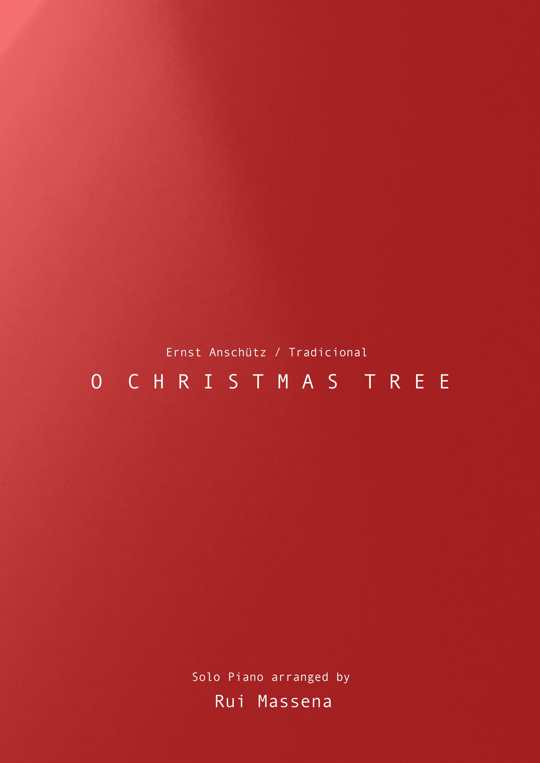 O CHRISTMAS TREE - SOLO PIANO - Digital Score