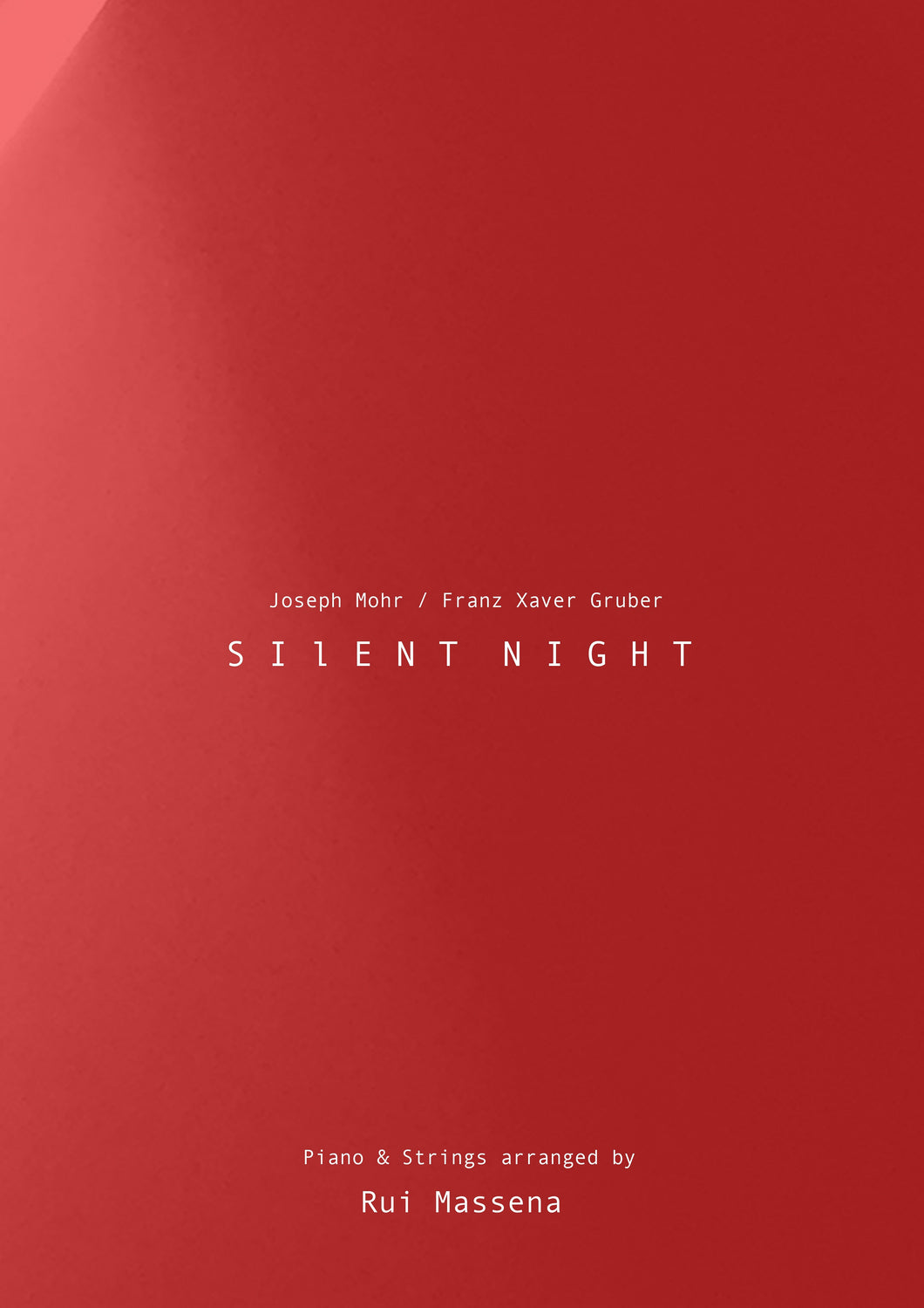 SILENT NIGHT - PIANO & STRINGS - Digital Score